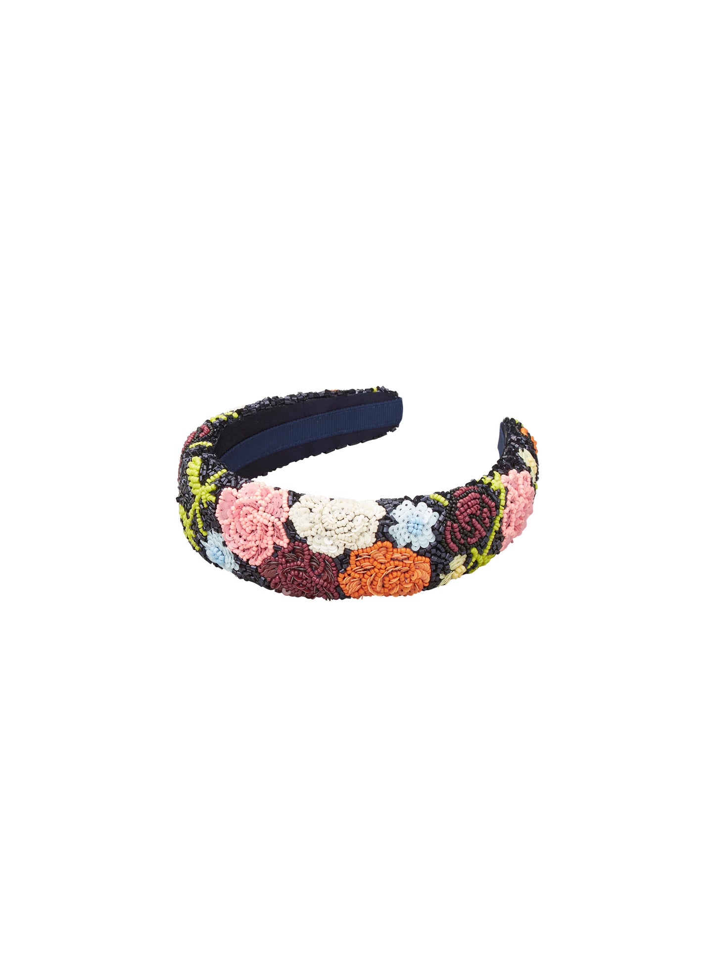 fleuriora wide beaded hairbrace