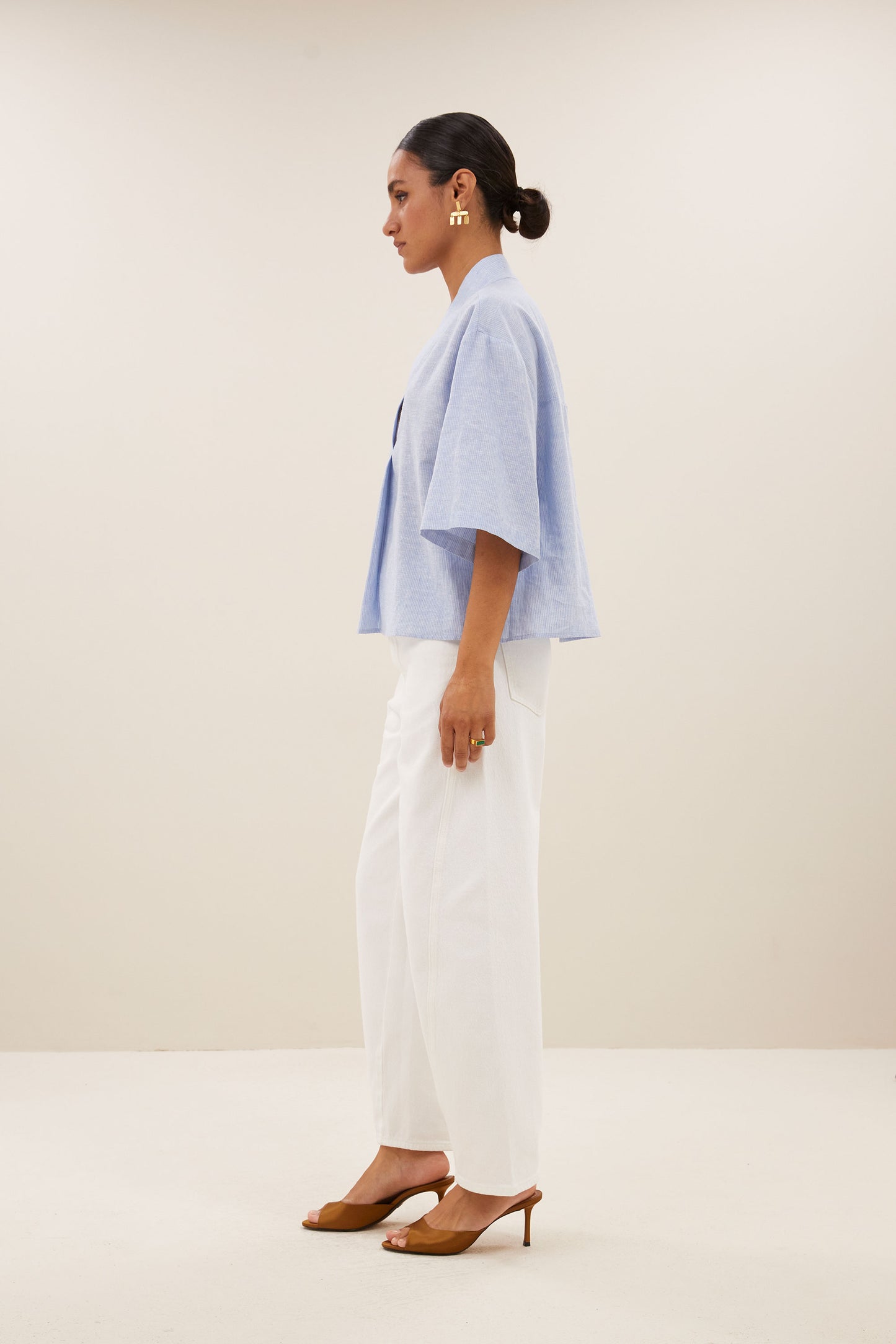 owen pinstripe blouse