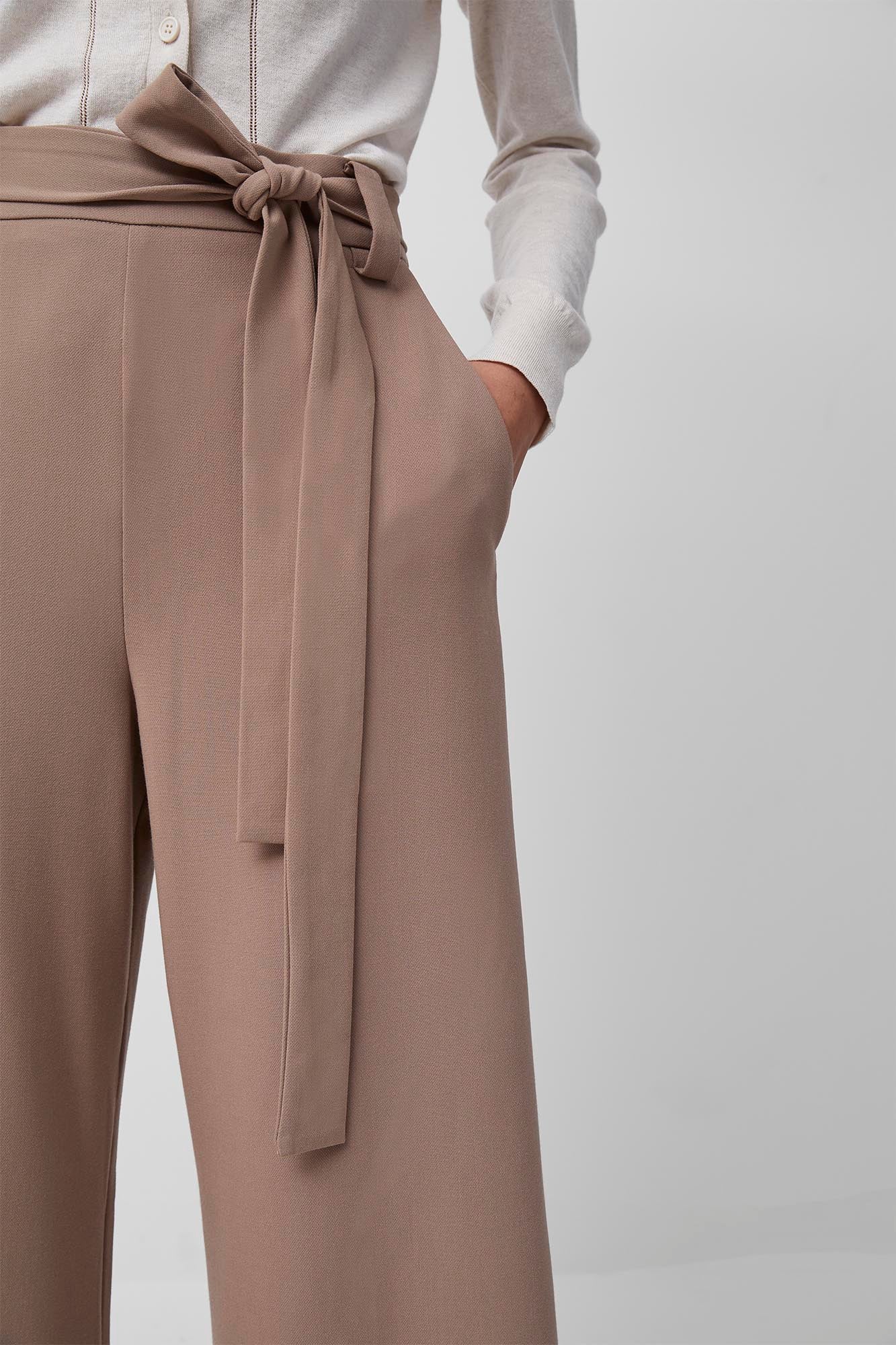 whisper belted culottes