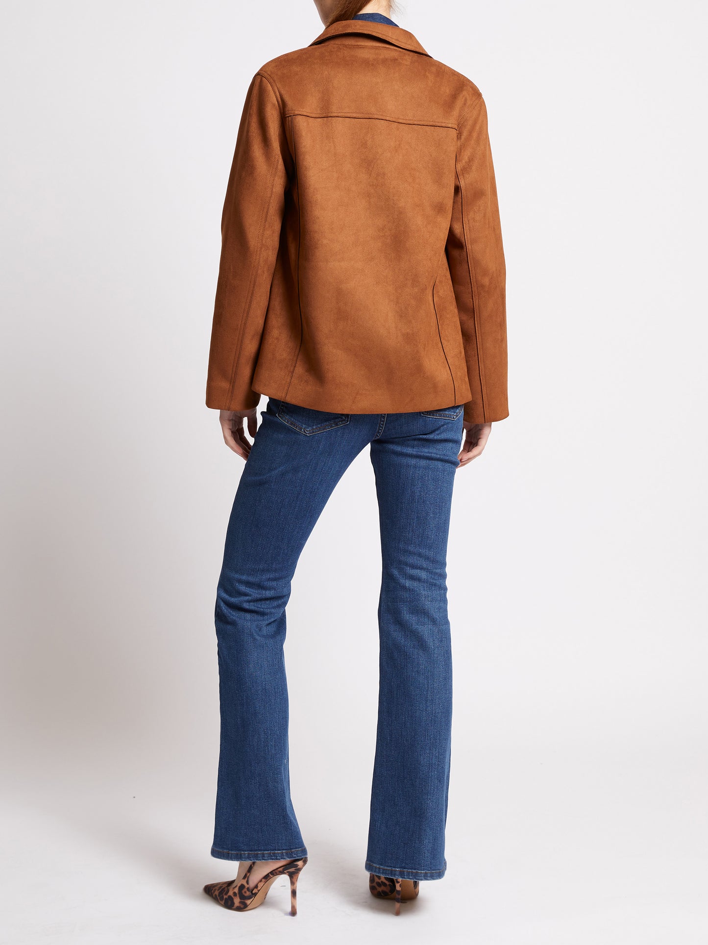 LANEY FAUX SUEDE JACKET- Exclusively available in our physical store