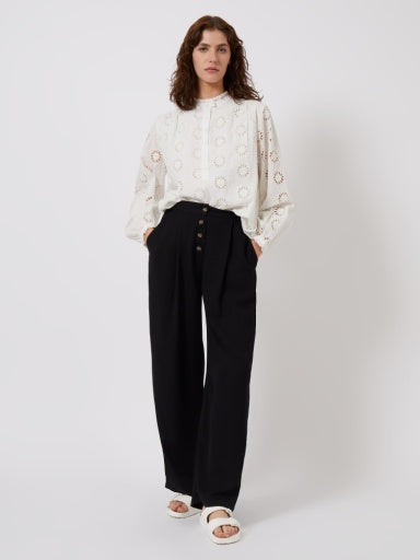 CREPE FERNE TROUSERS IN BLACK - GREAT PLAINS